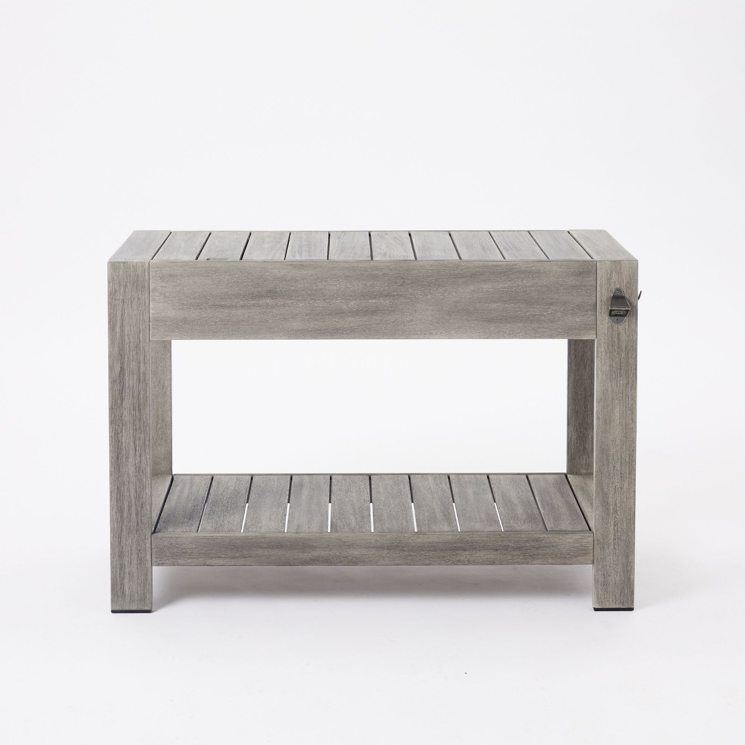 West Elm Portside Outdoor Bar Island W Ice Bucket - image-3