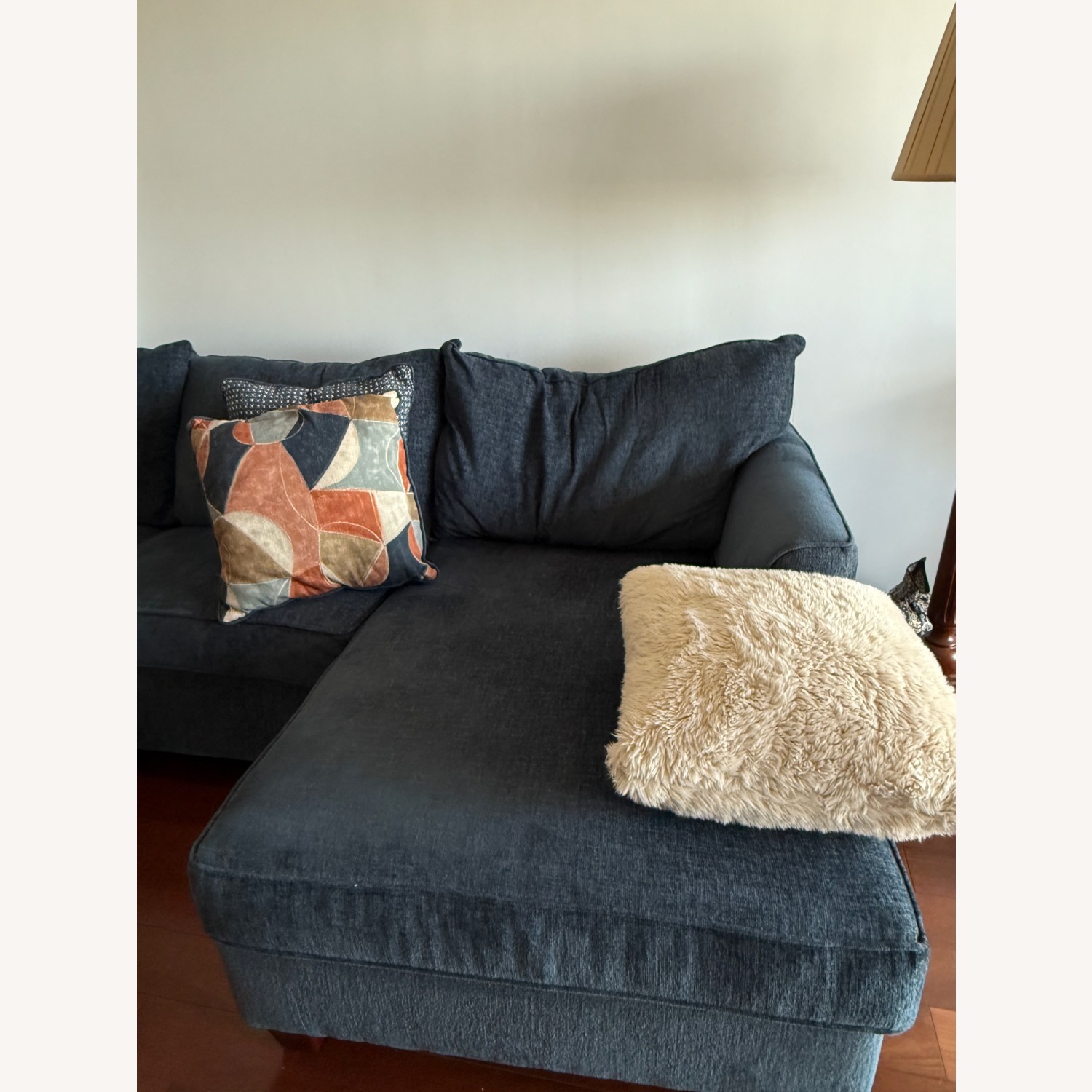 Bob's Cottage Chic Sectional with Storage Ottoman - image-4