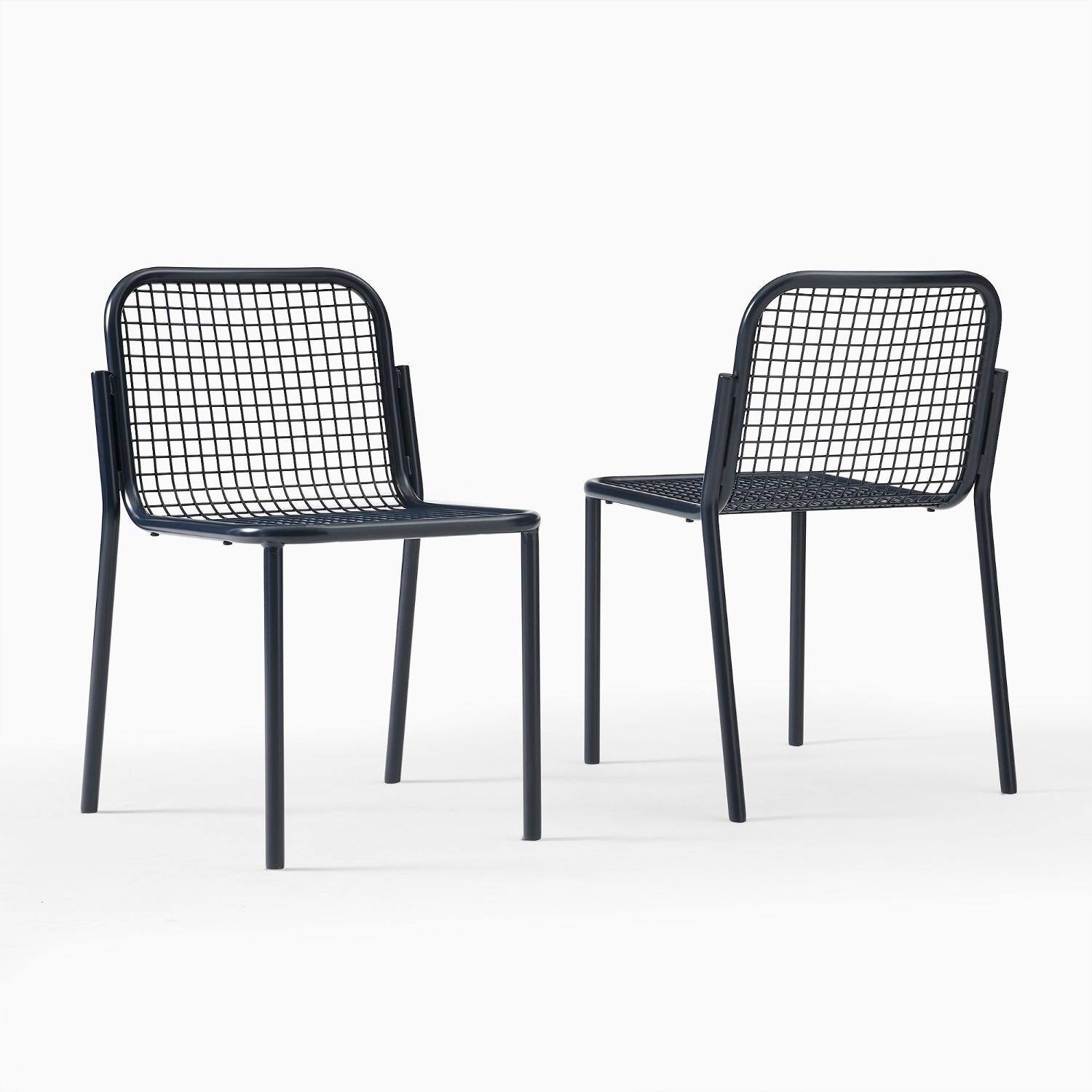 West Elm Seville Outdoor Stacking Dining Chair - image-6