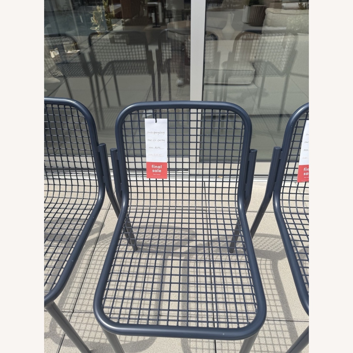 West Elm Seville Outdoor Stacking Dining Chair - image-7