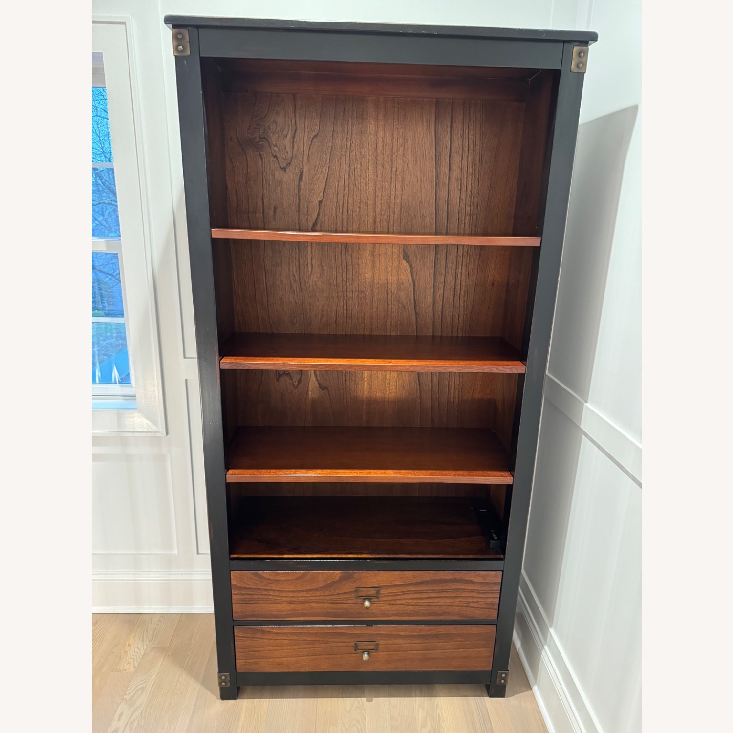 Arhaus Telegraph Two-Tone Bookcase - image-1