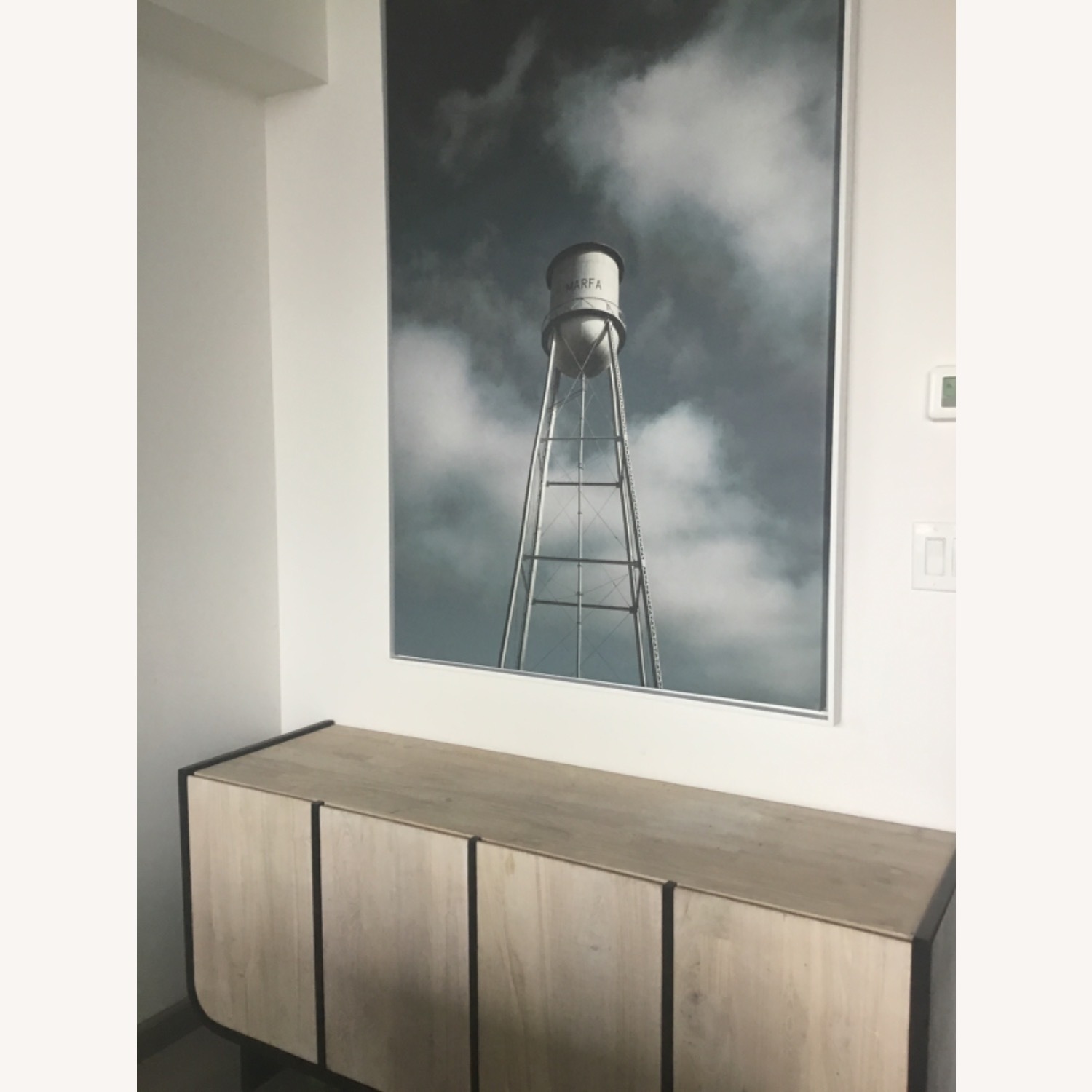 Sion 61" White-Washed Teak Wood Credenza - image-5