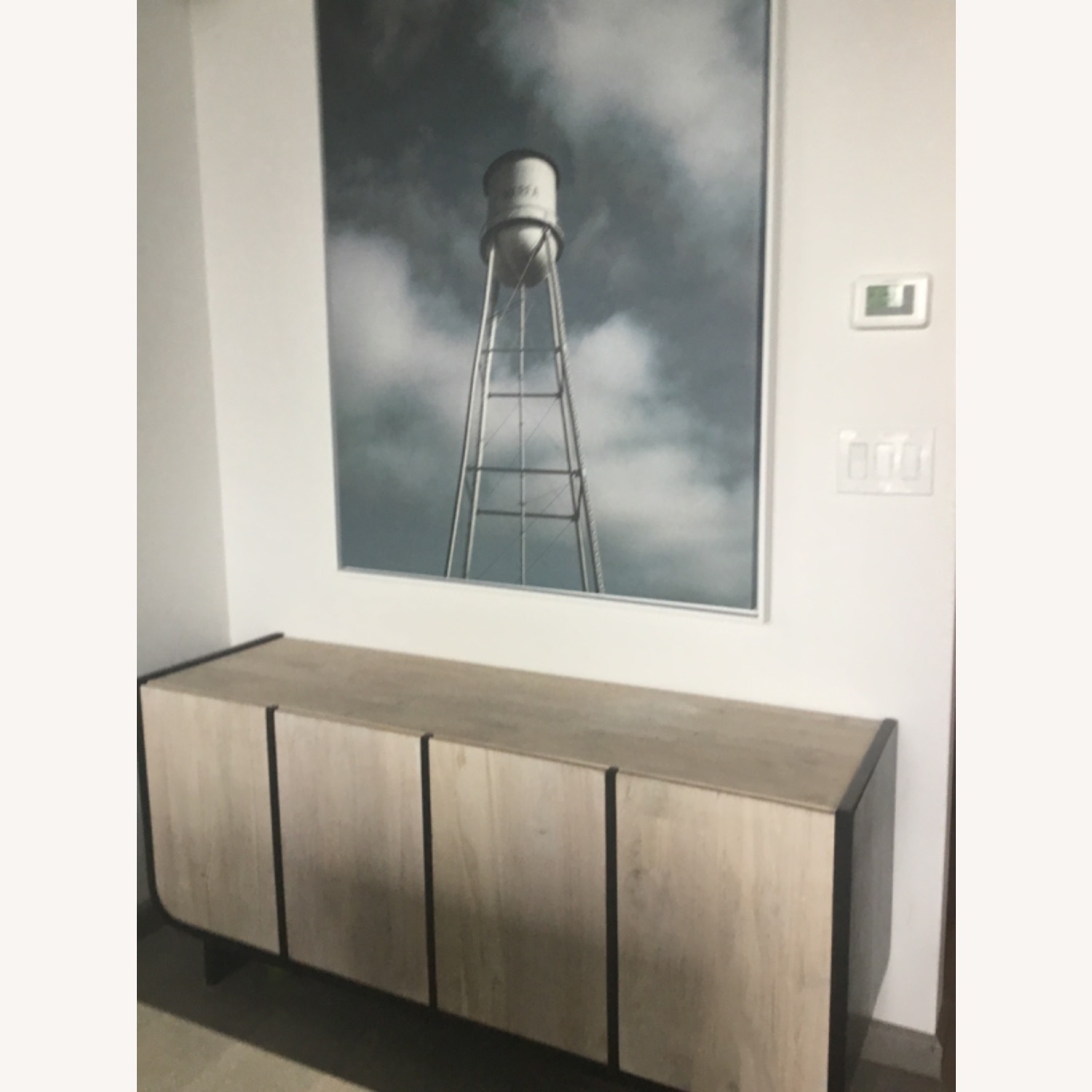 Sion 61" White-Washed Teak Wood Credenza - image-4