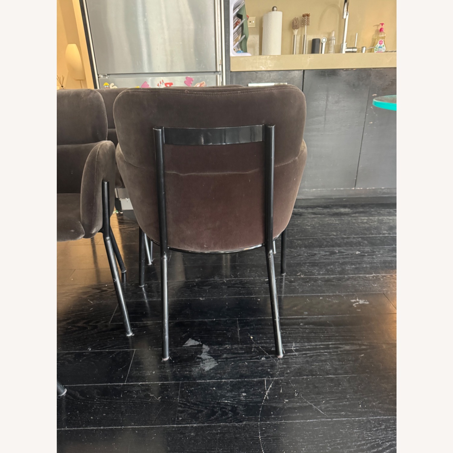 CB2 Azalea Chairs in Mink - image-4