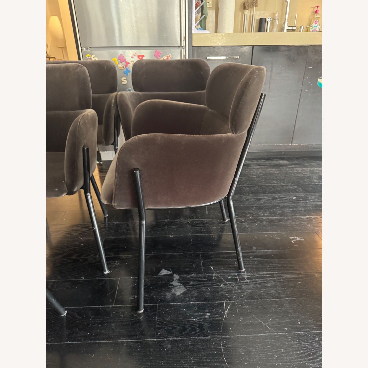 CB2 Azalea Chairs in Mink - image-3