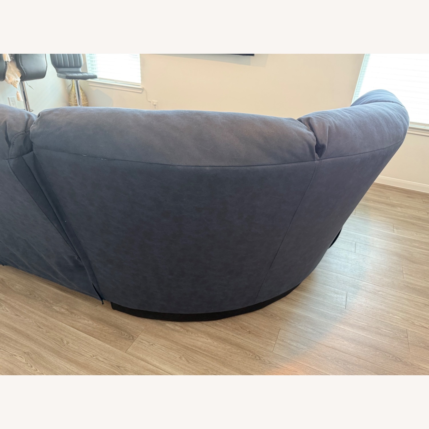 Rooms To Go South Brook Couch Sectional Blue - image-8