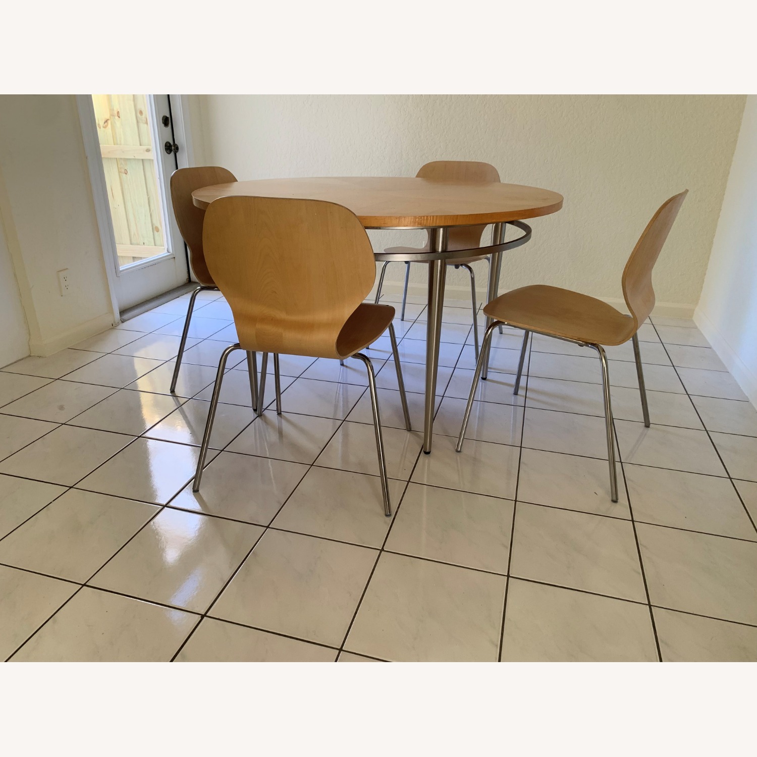 IKEA Kitchen Table 4 Chairs - image-2