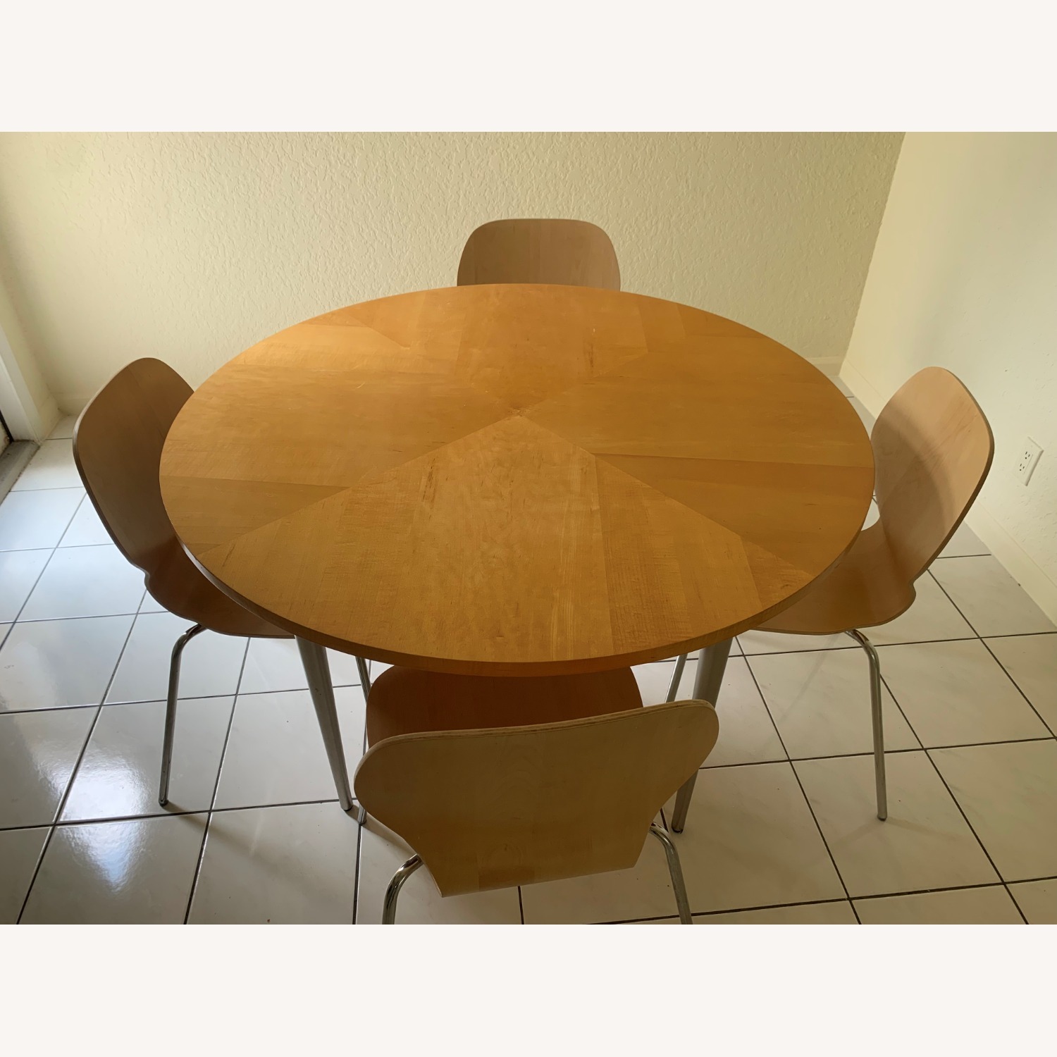 IKEA Kitchen Table 4 Chairs - image-1