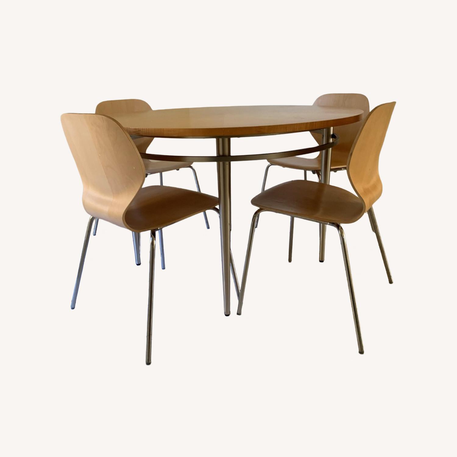 IKEA Kitchen Table 4 Chairs - image-0