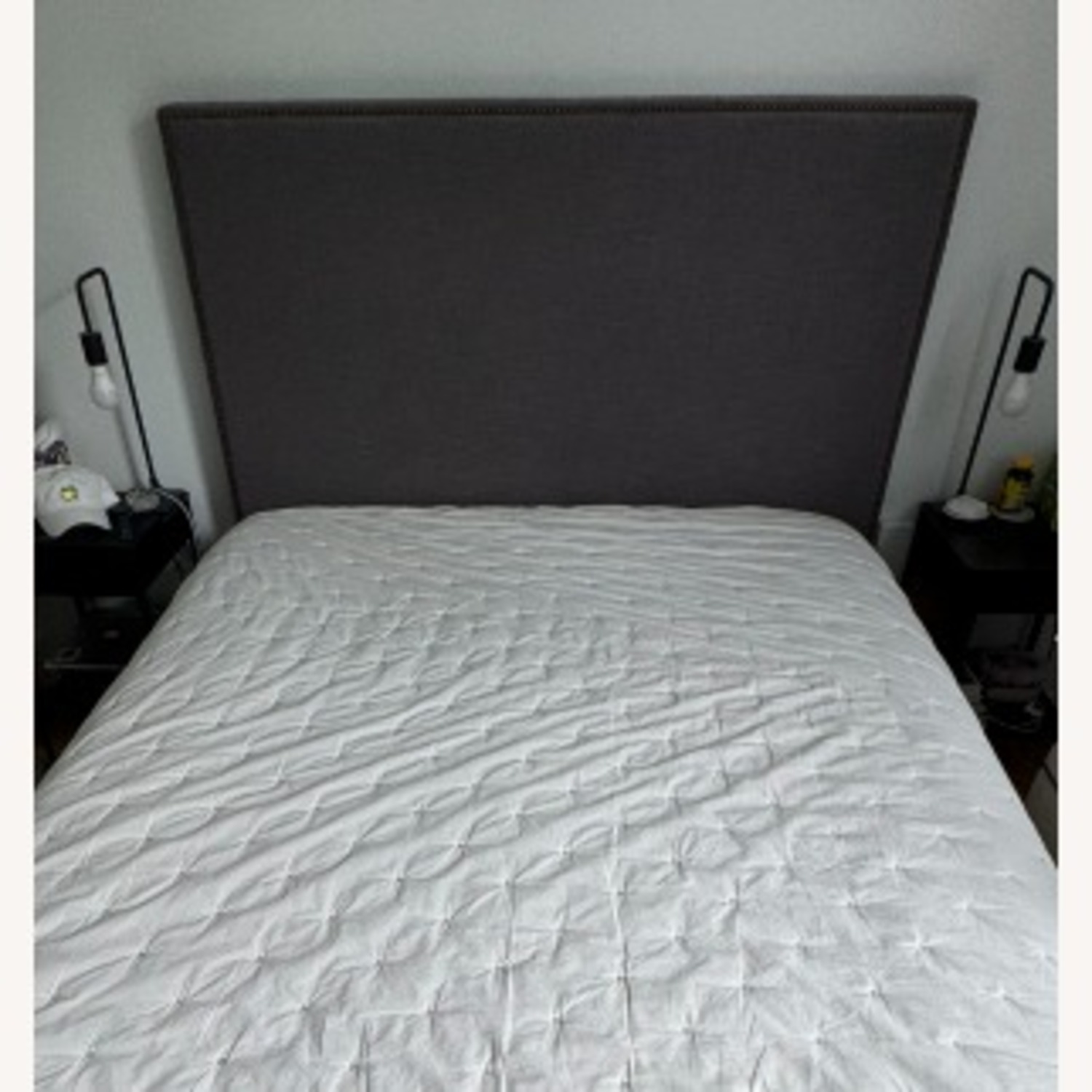 West Elm Queen Headboard & Bedframe - image-4