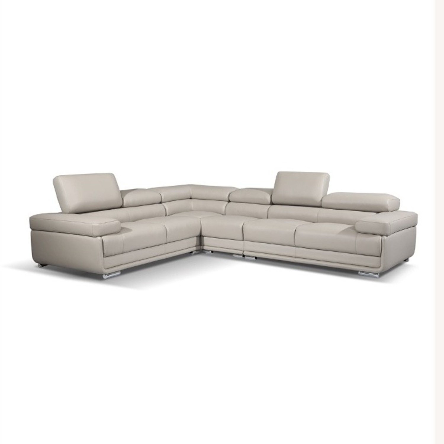 Sectional Left Hand Chase, Light Grey - image-1
