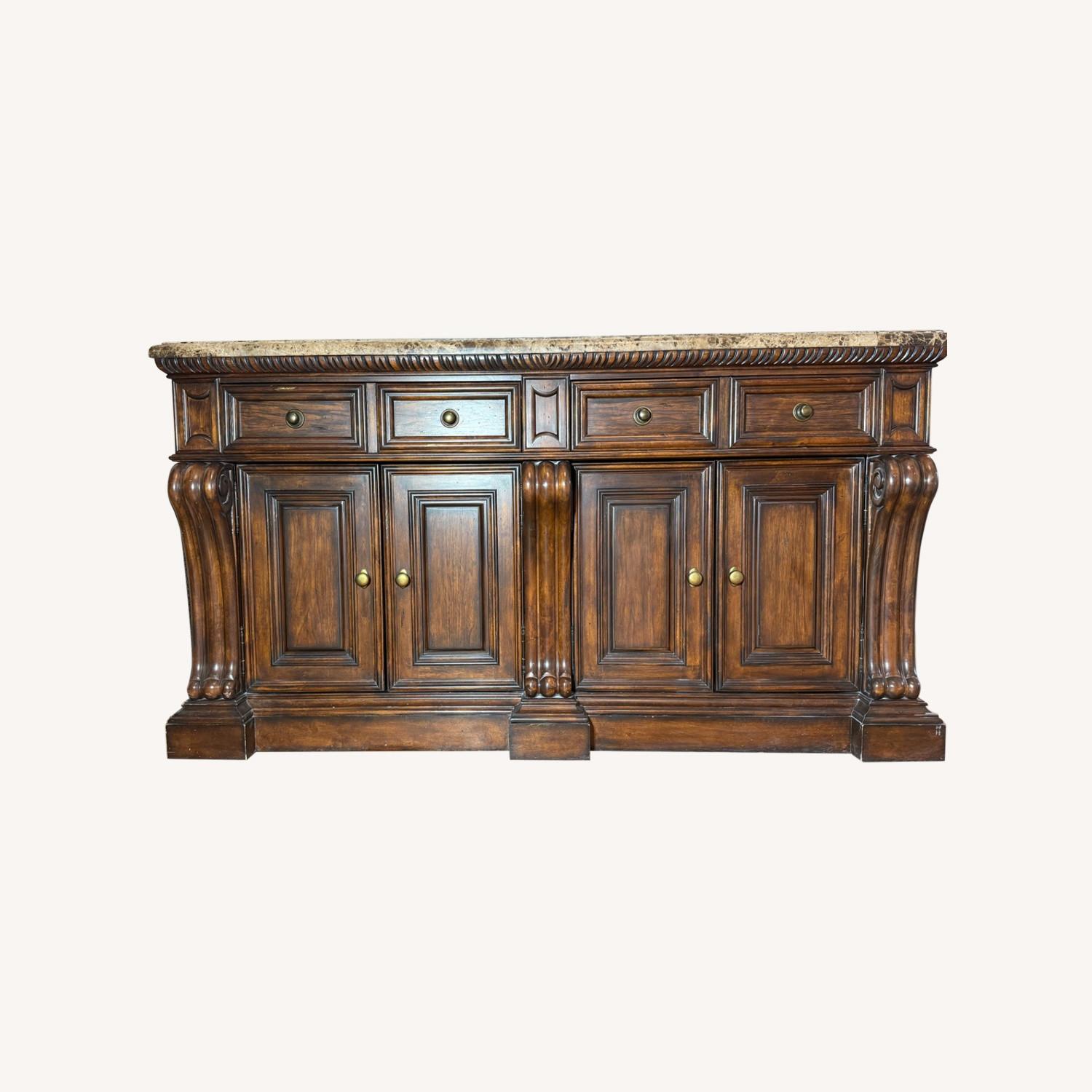 Stone Top Sideboard Credenza 2008 - image-0