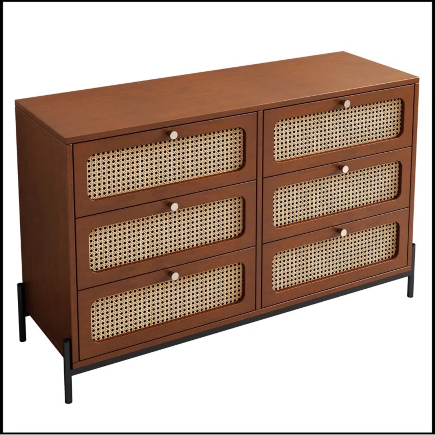 Rattan Dresser - image-1