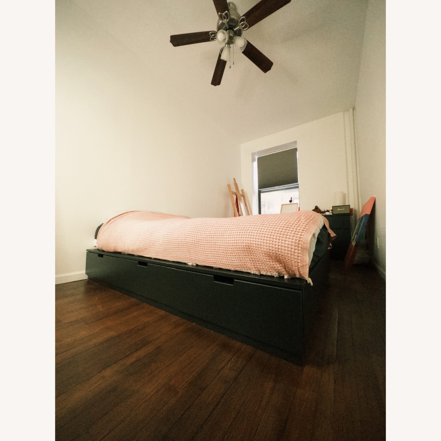 IKEA NORDLI Anthracite QueenBed Frame with Storage - image-2