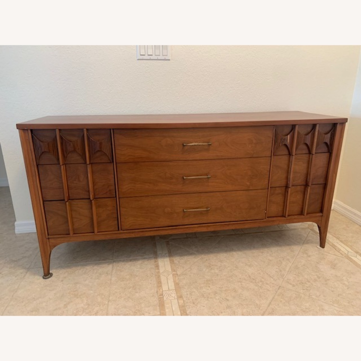 Kent-Coffey Nine-Drawer Lowboy Dresser - image-0