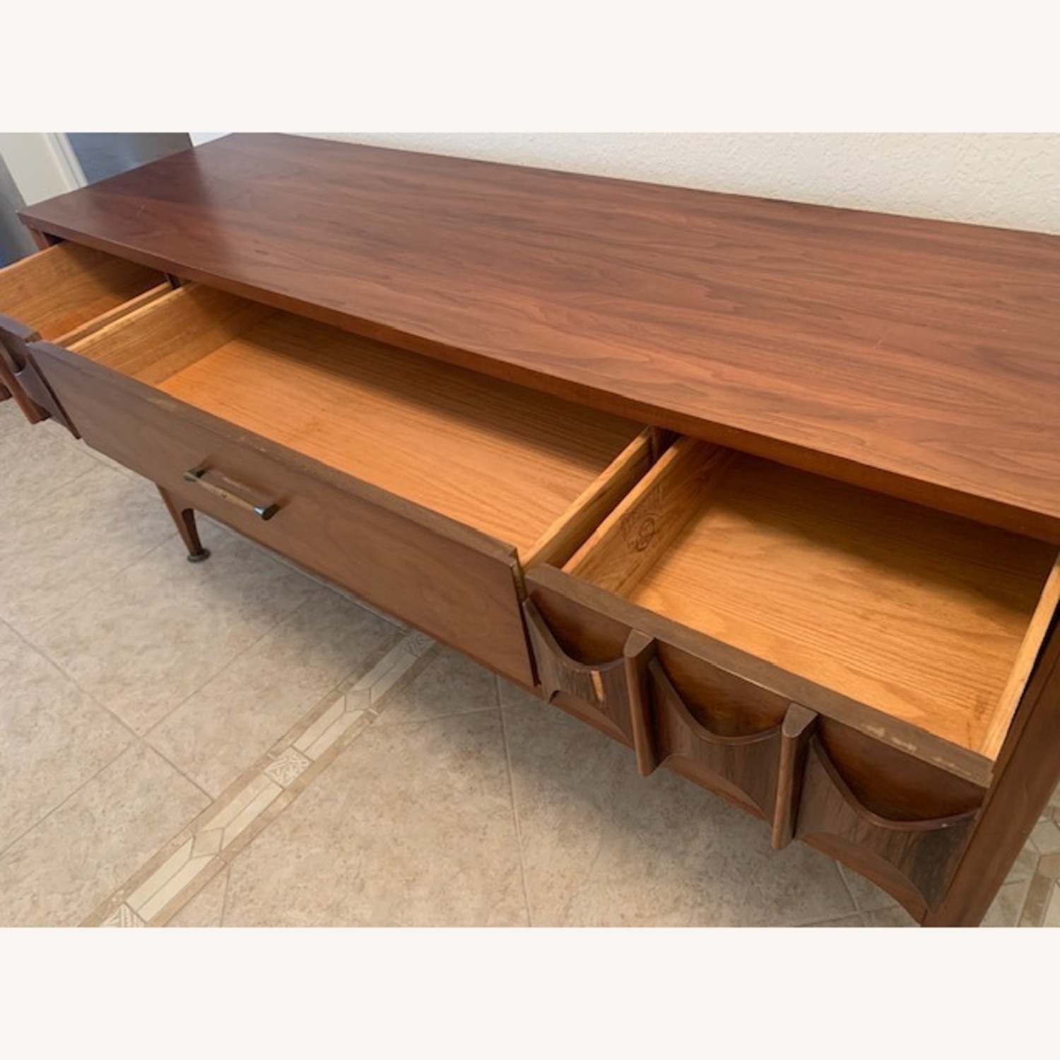 Kent-Coffey Nine-Drawer Lowboy Dresser - image-7