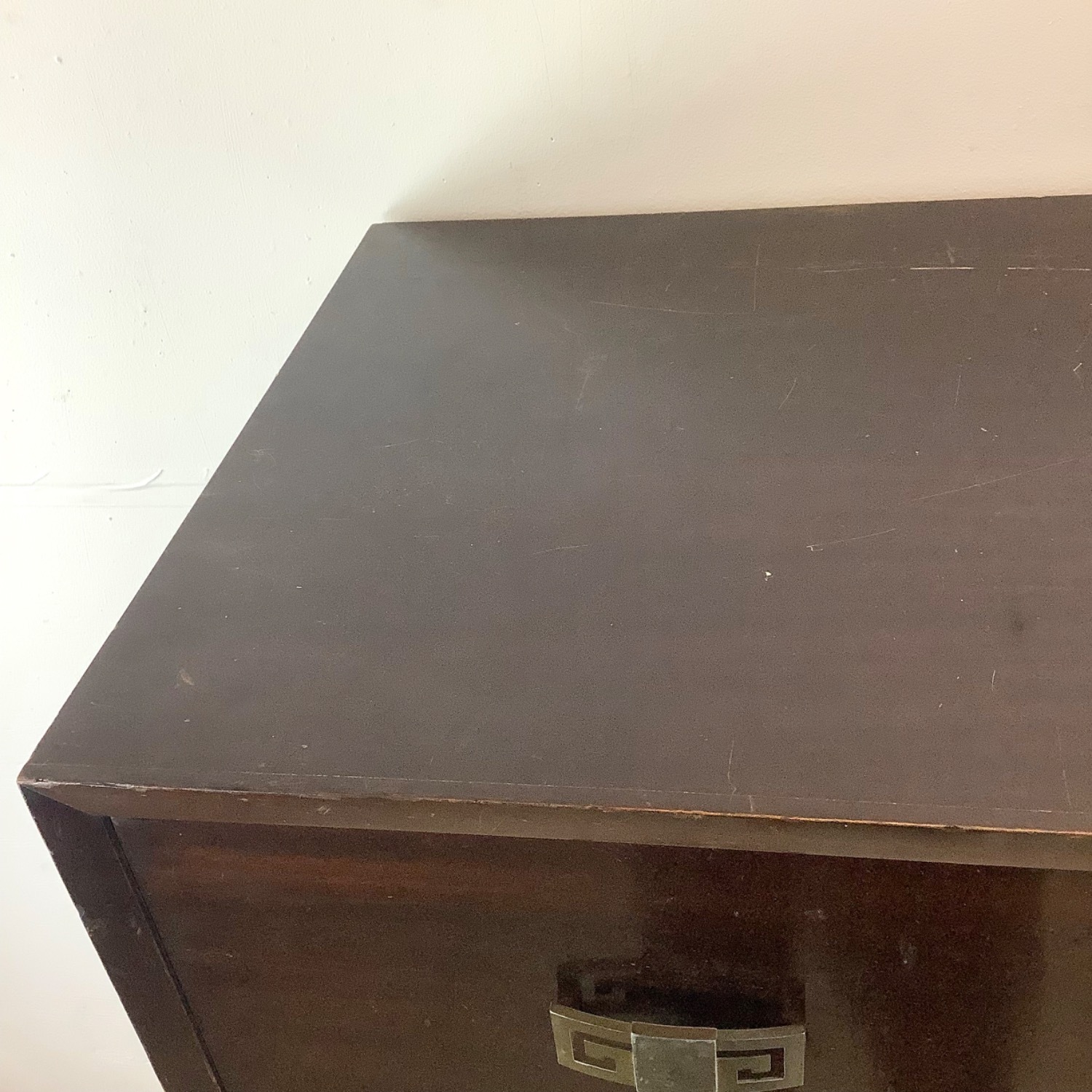 Vintage Mahognay Armoire Dresser Wardrobe - image-8