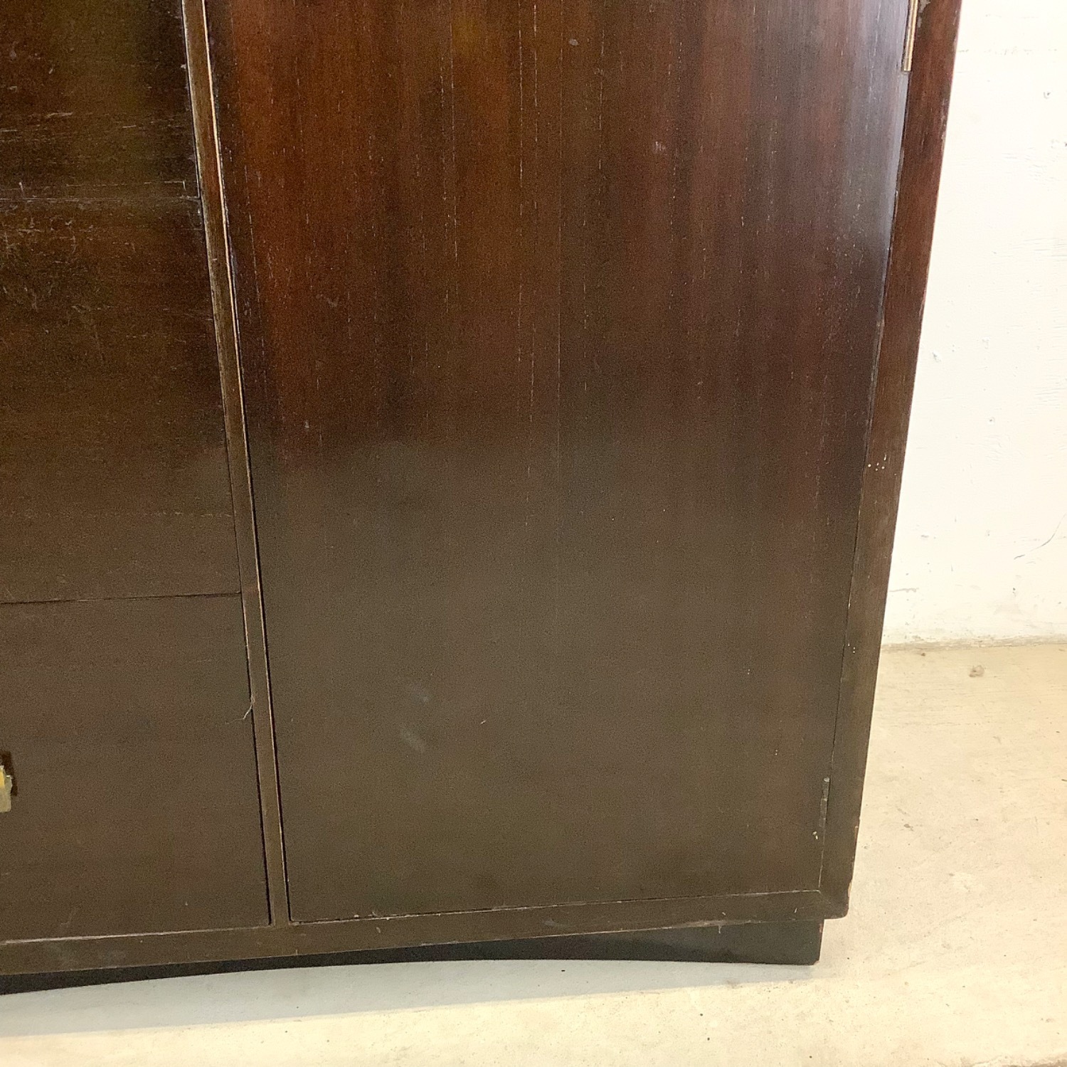 Vintage Mahognay Armoire Dresser Wardrobe - image-15