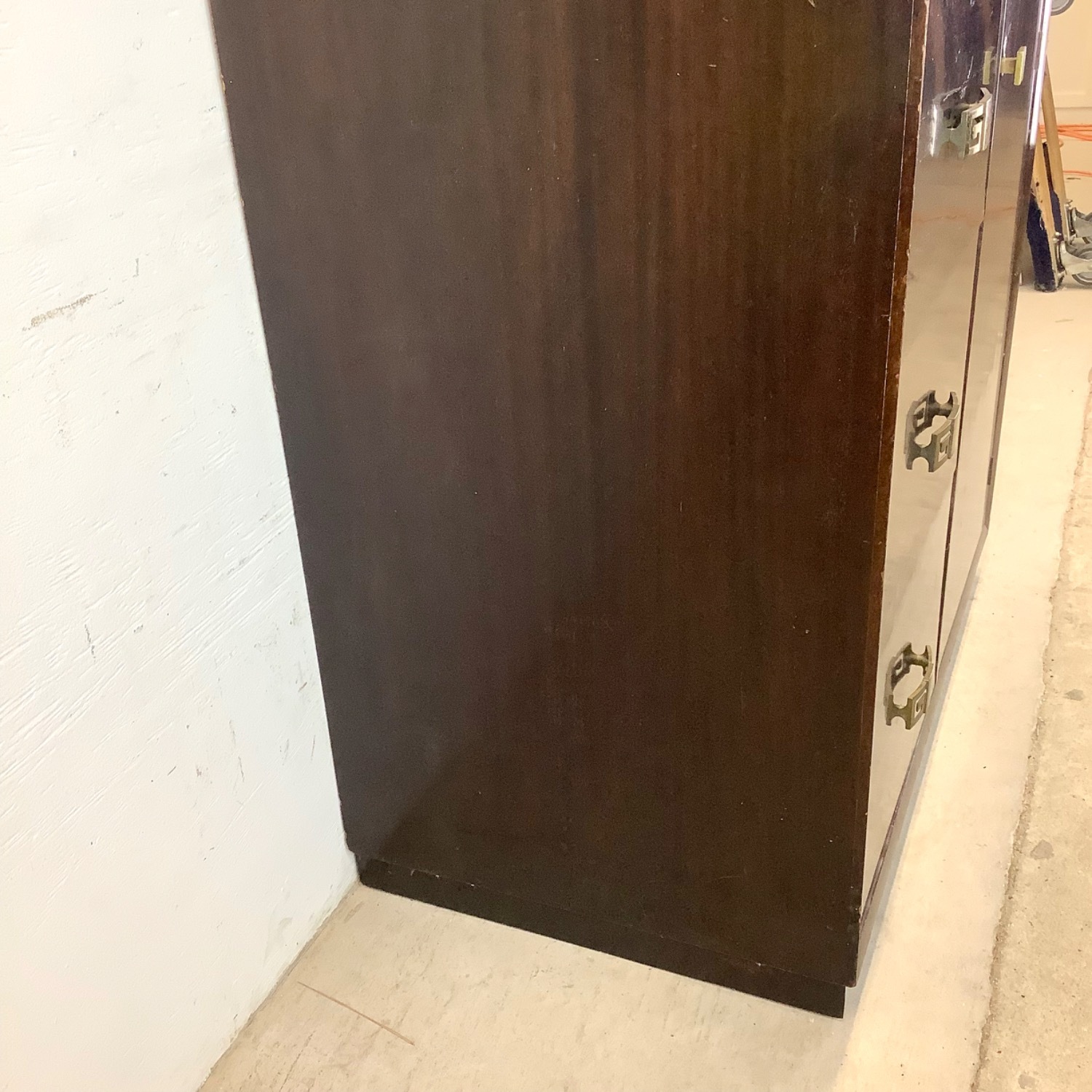 Vintage Mahognay Armoire Dresser Wardrobe - image-20