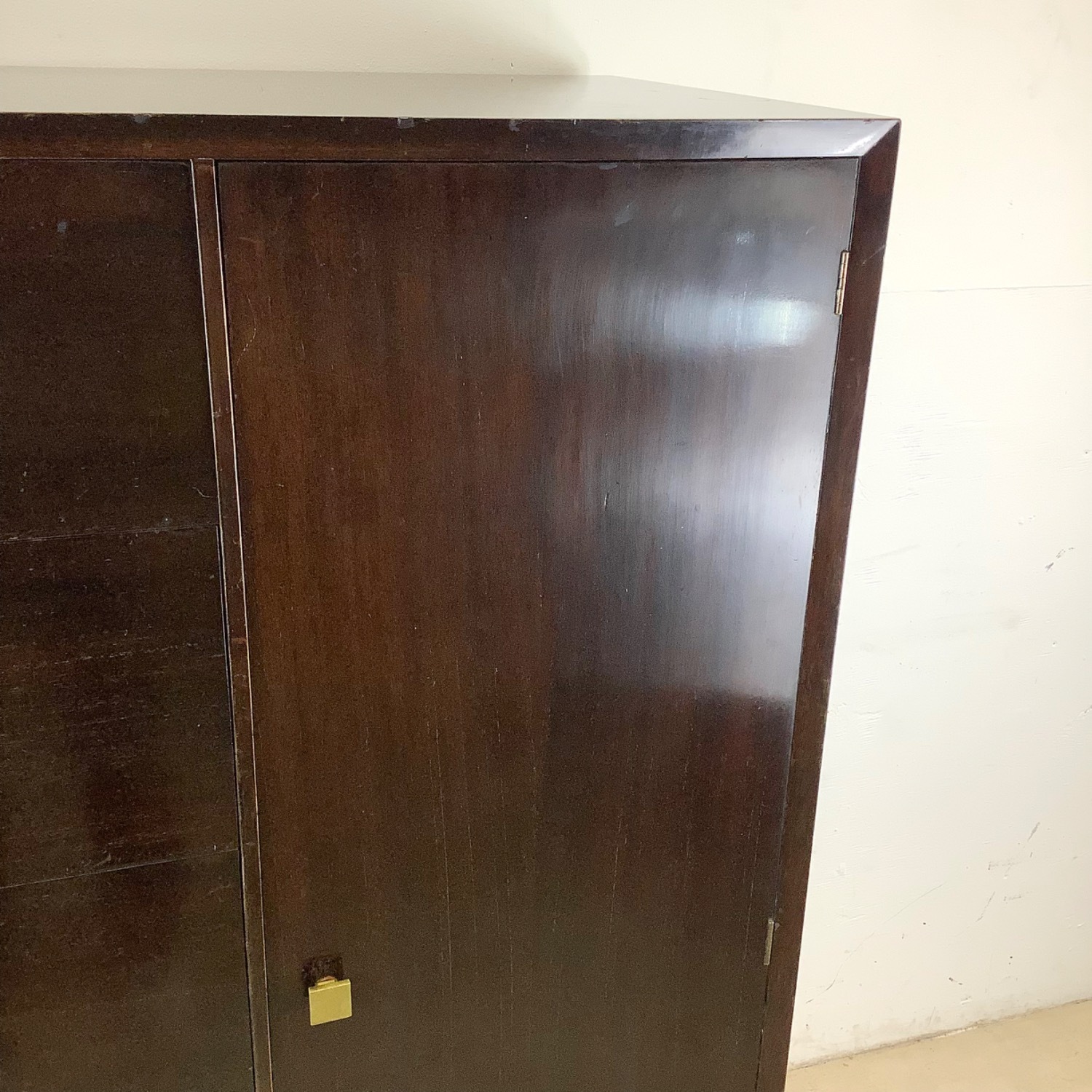 Vintage Mahognay Armoire Dresser Wardrobe - image-14