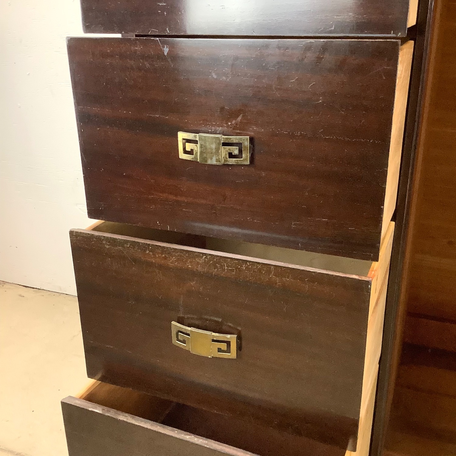 Vintage Mahognay Armoire Dresser Wardrobe - image-4