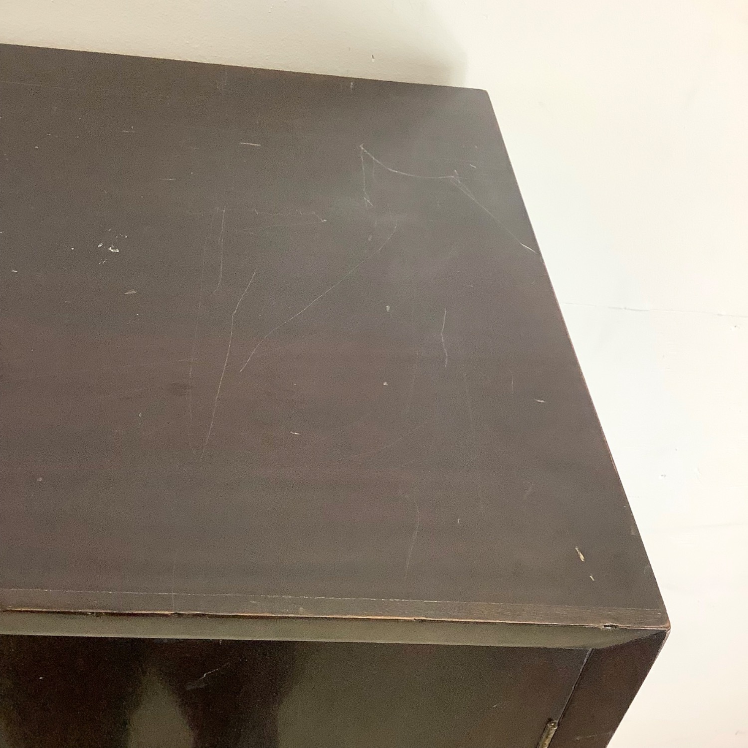 Vintage Mahognay Armoire Dresser Wardrobe - image-9