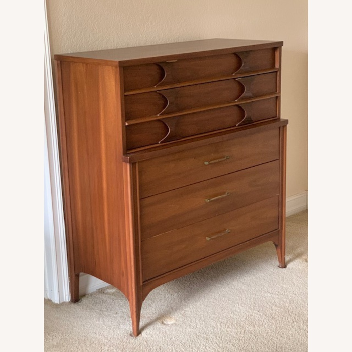 Kent-Coffey Perspecta Highboy Six-Drawer Dresser - image-0