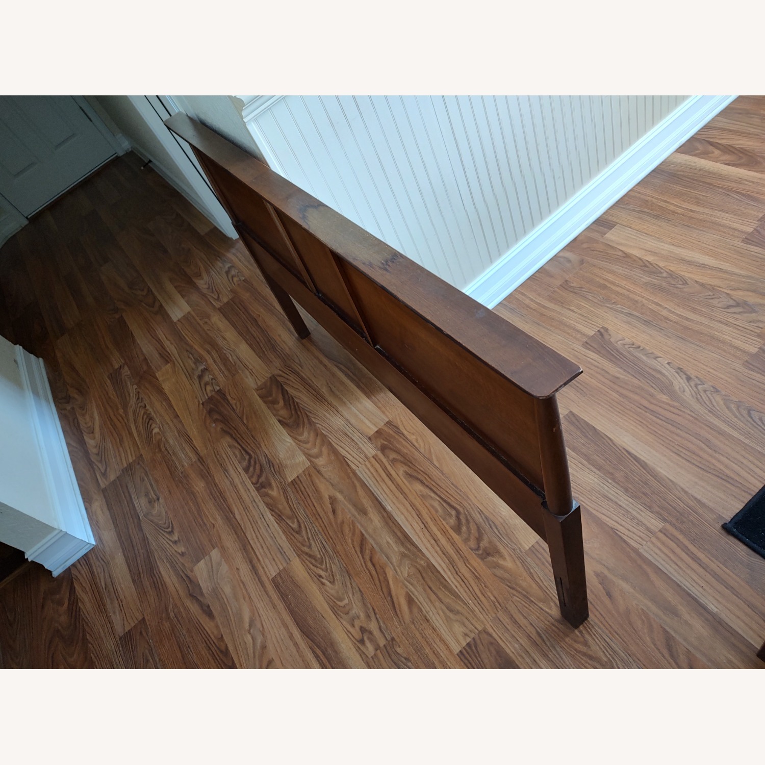 Mid-Century Modern Queen Headboard with Bedrails - image-3
