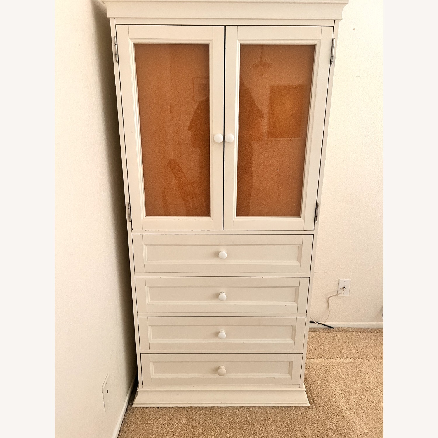 Pottery Barn Teen Shadowbox Wardrobe - image-0