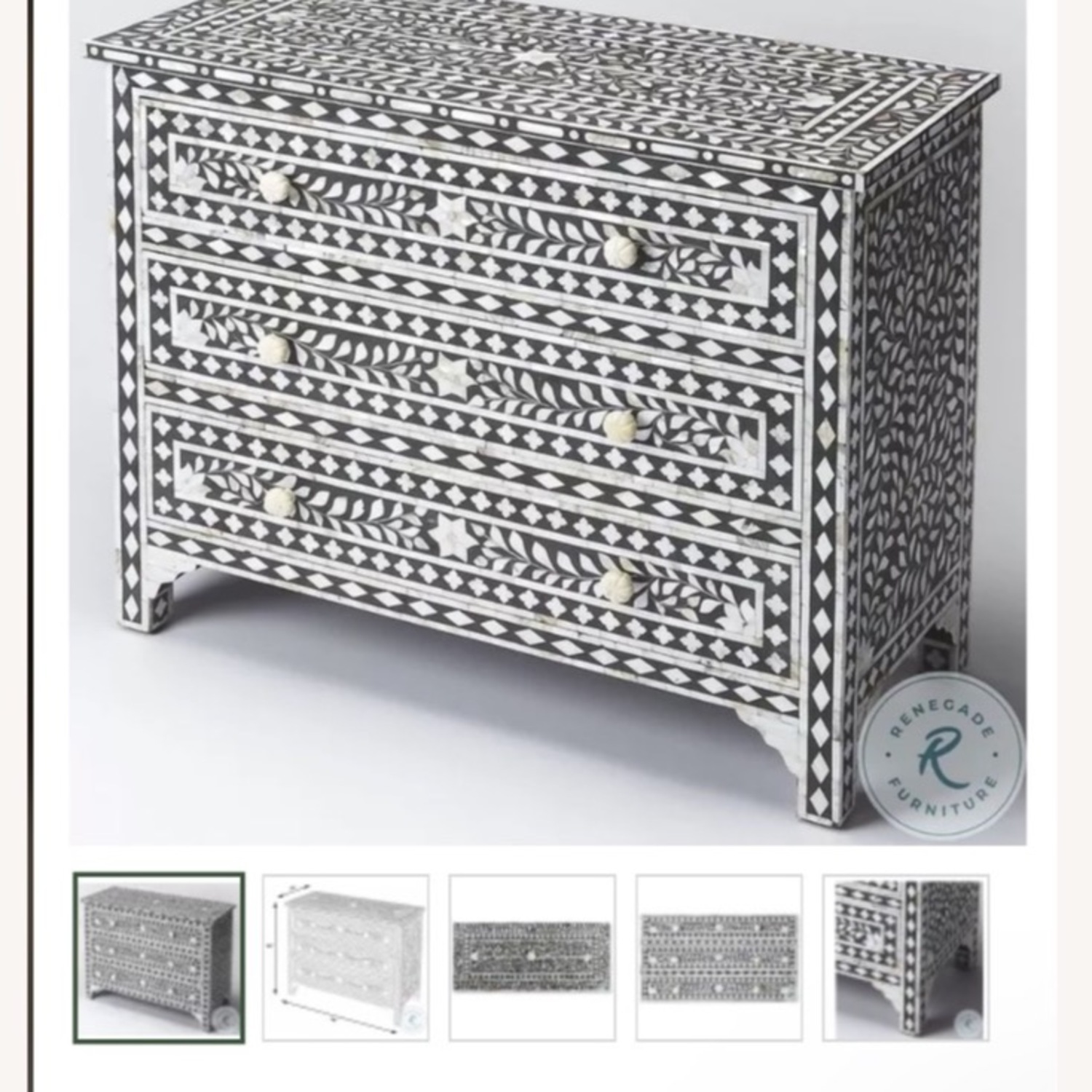 Bone Inlay Mother of Pearl - image-1