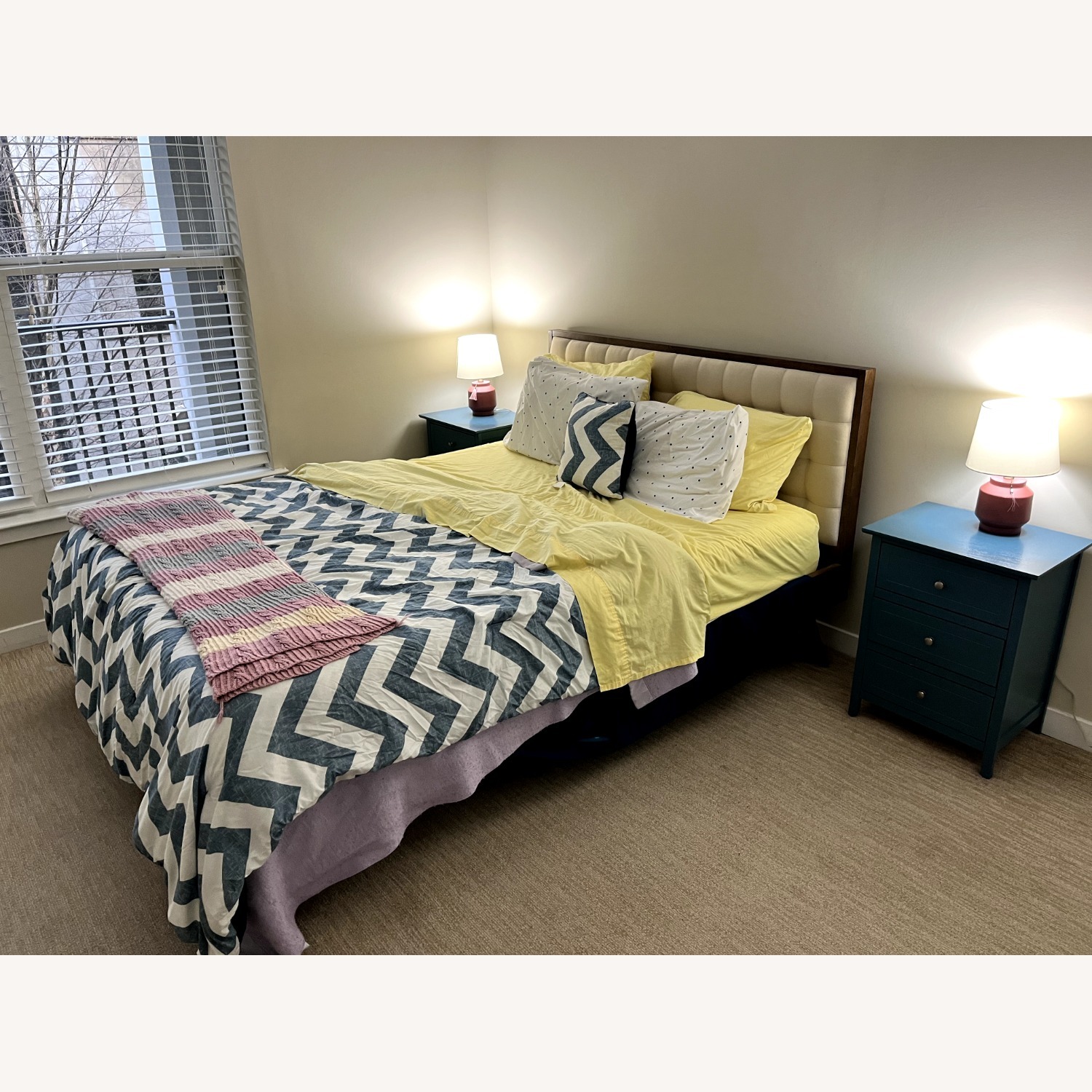 DG Casa Raven Solid Wood Queen Size Bed Frame - image-3