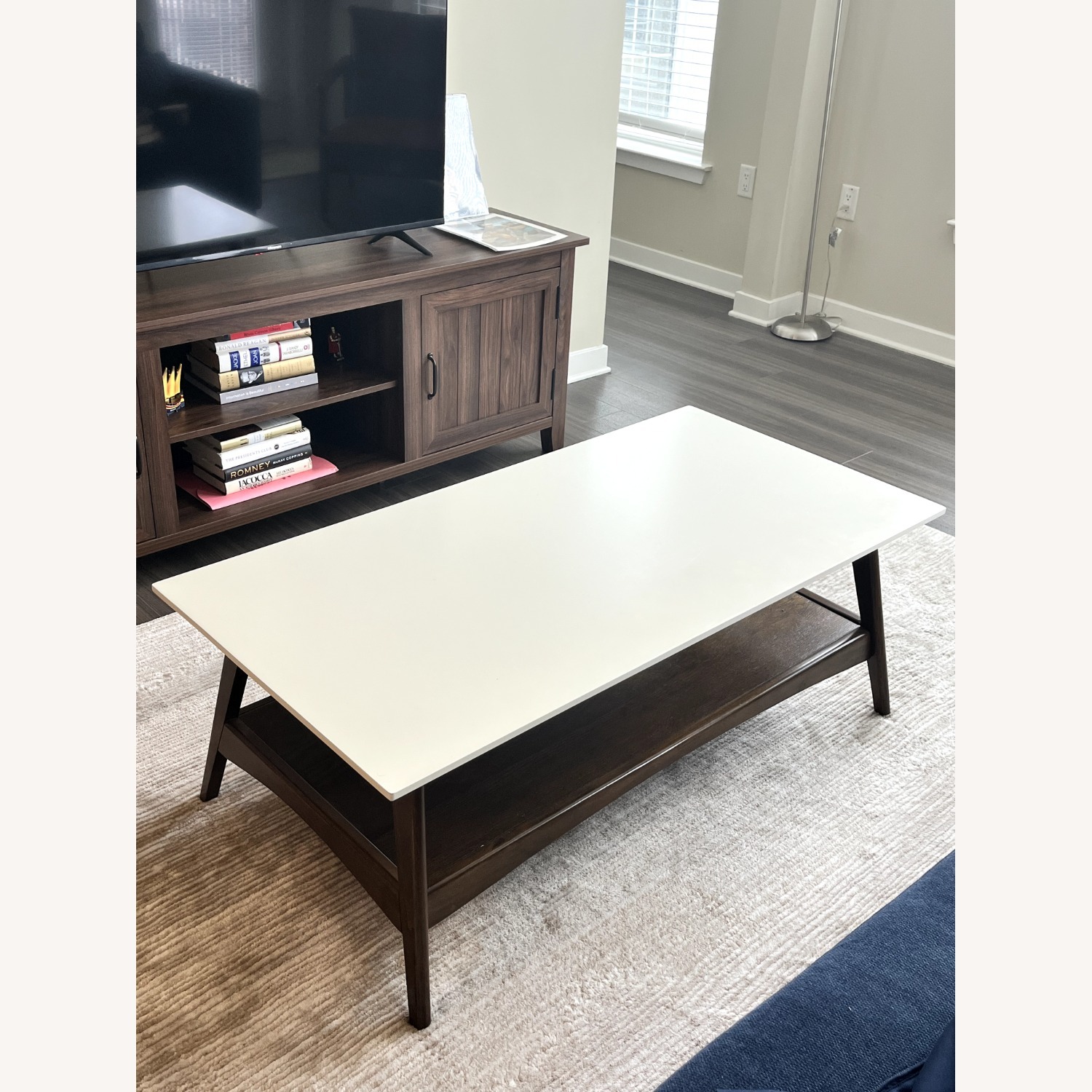 Parker 4 Legs Coffee Table with Storage - image-1