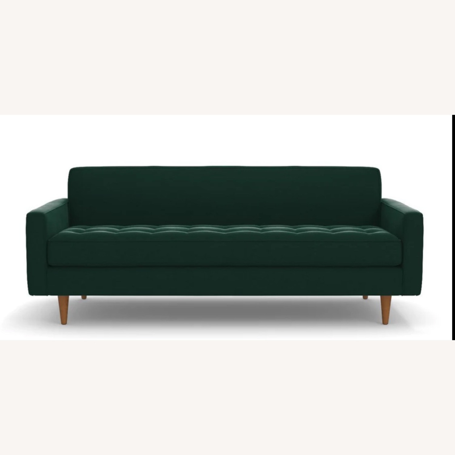 Apt2b Green Velvet Sofa - image-1
