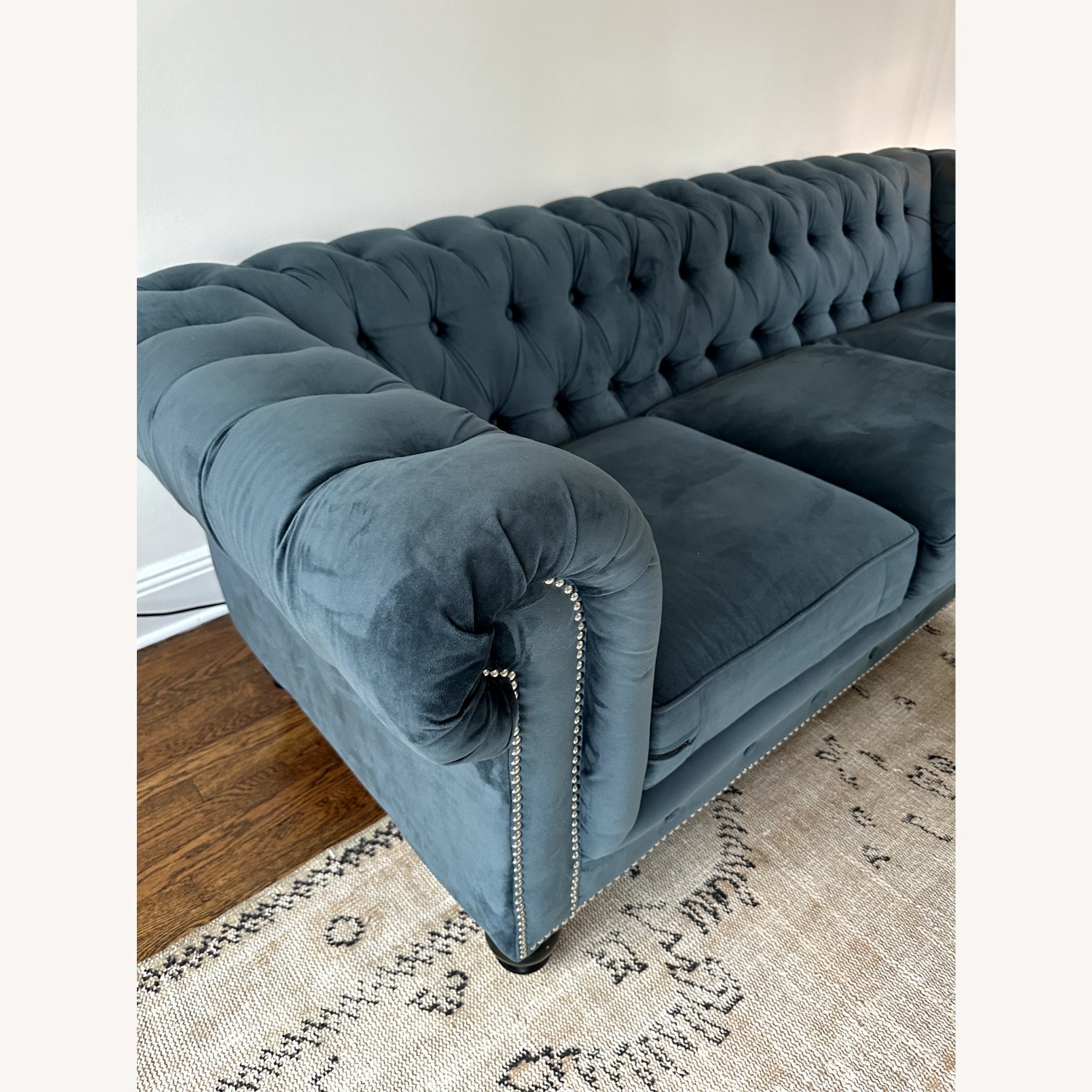 Birch Lane Velvet Sofa - image-4