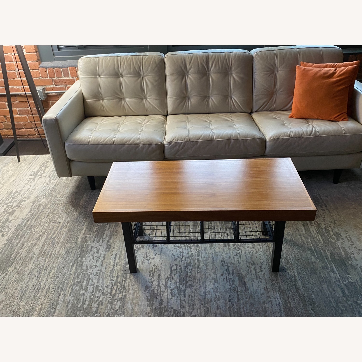 Circle Furniture Fairfield Leather Sofa - image-2