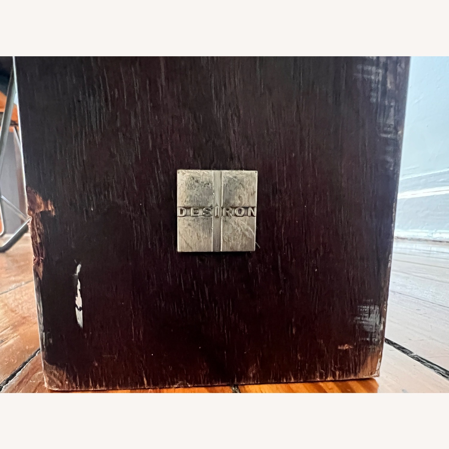 Desiron Dark Espresso Wood Bauhaus Dining Table - image-4