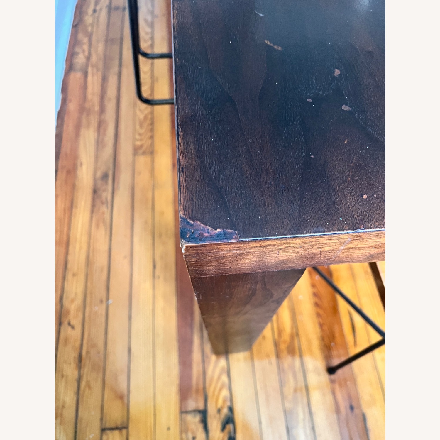 Desiron Dark Espresso Wood Bauhaus Dining Table - image-3