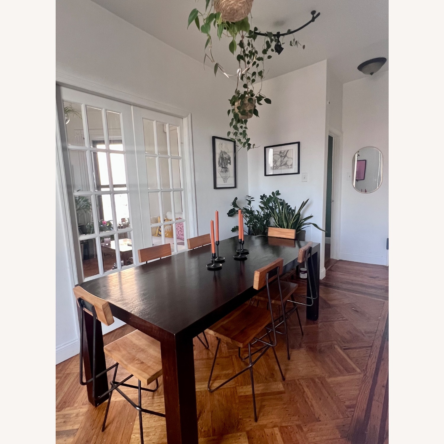 Desiron Dark Espresso Wood Bauhaus Dining Table - image-6