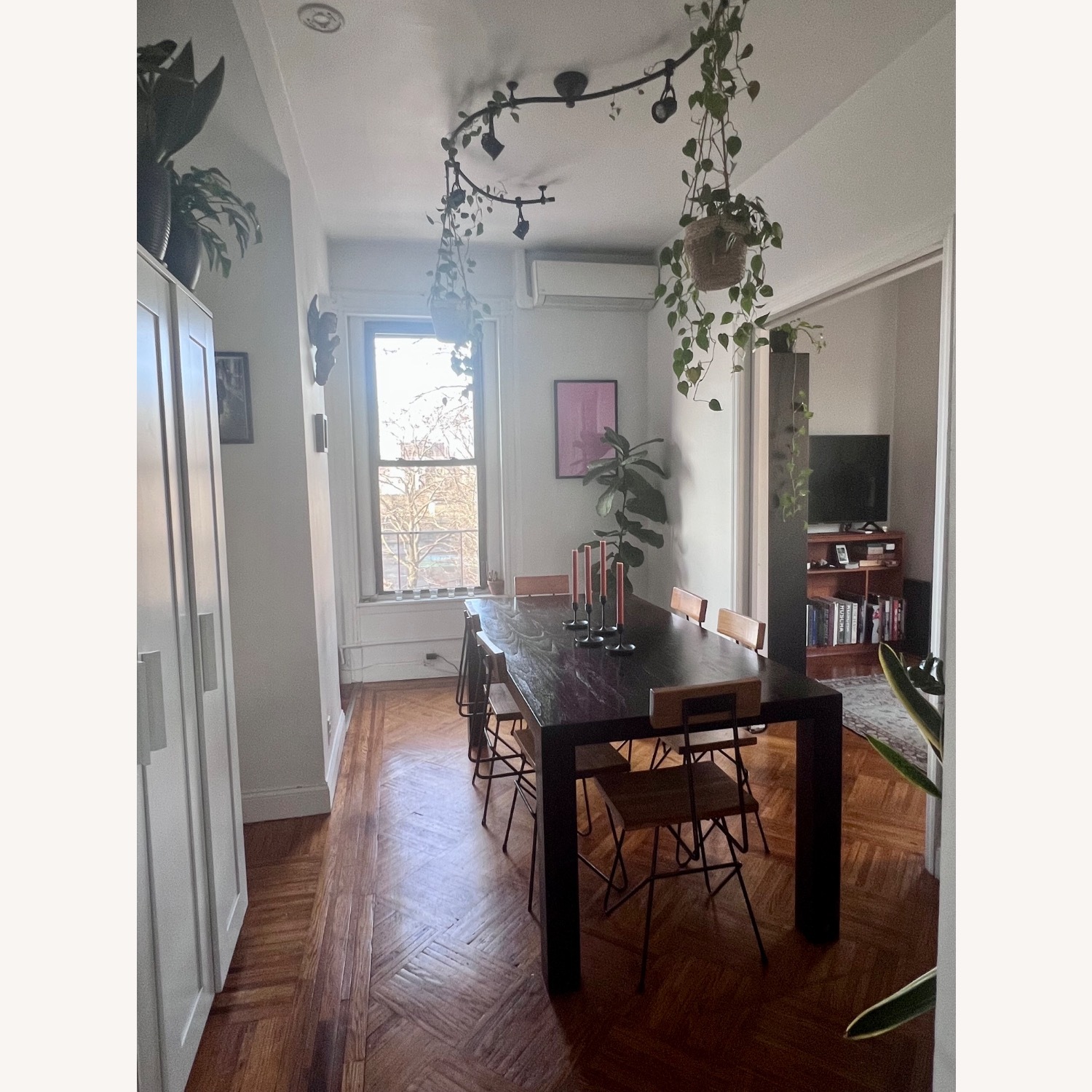 Desiron Dark Espresso Wood Bauhaus Dining Table - image-8