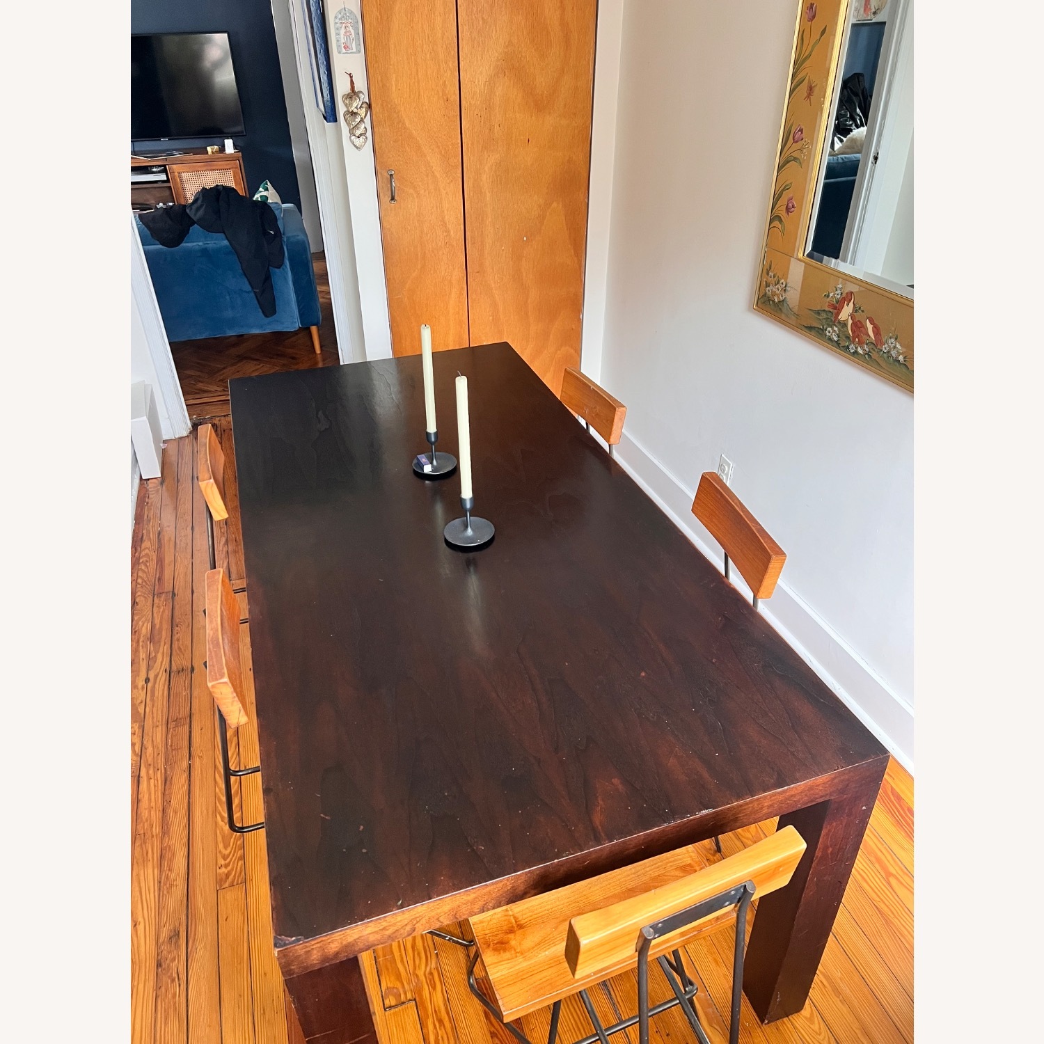 Desiron Dark Espresso Wood Bauhaus Dining Table - image-2