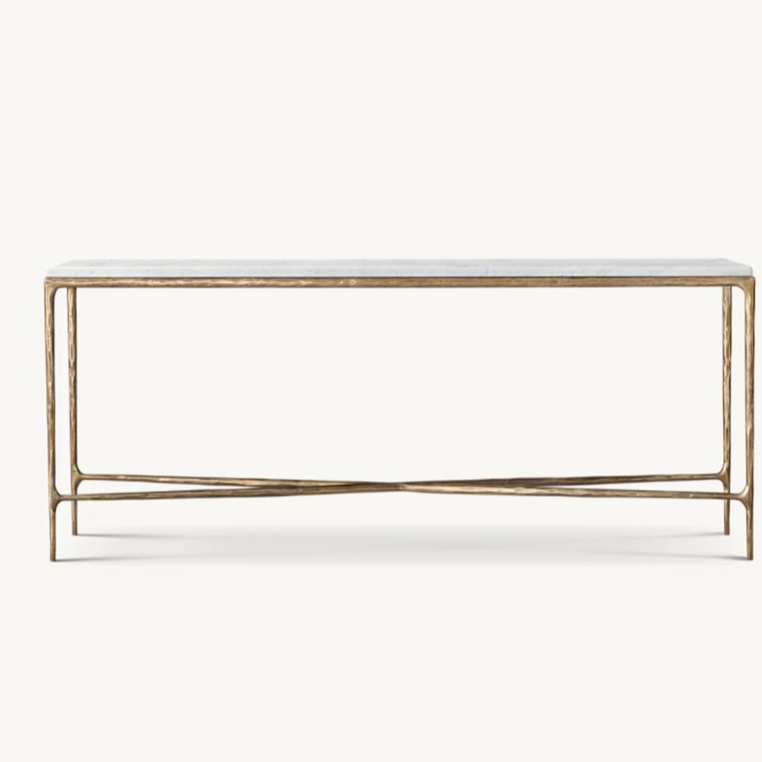 Restoration HardwareThaddeus Marble Console Table - 72" - image-1
