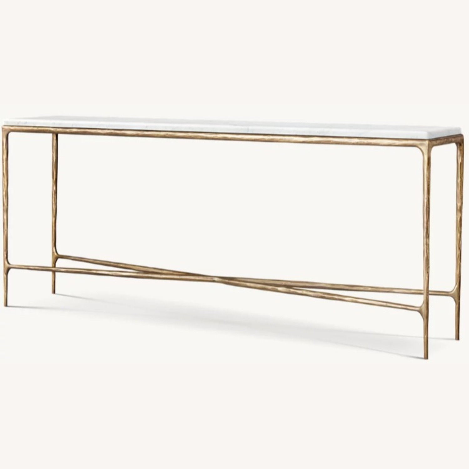Restoration HardwareThaddeus Marble Console Table - 72" - image-0