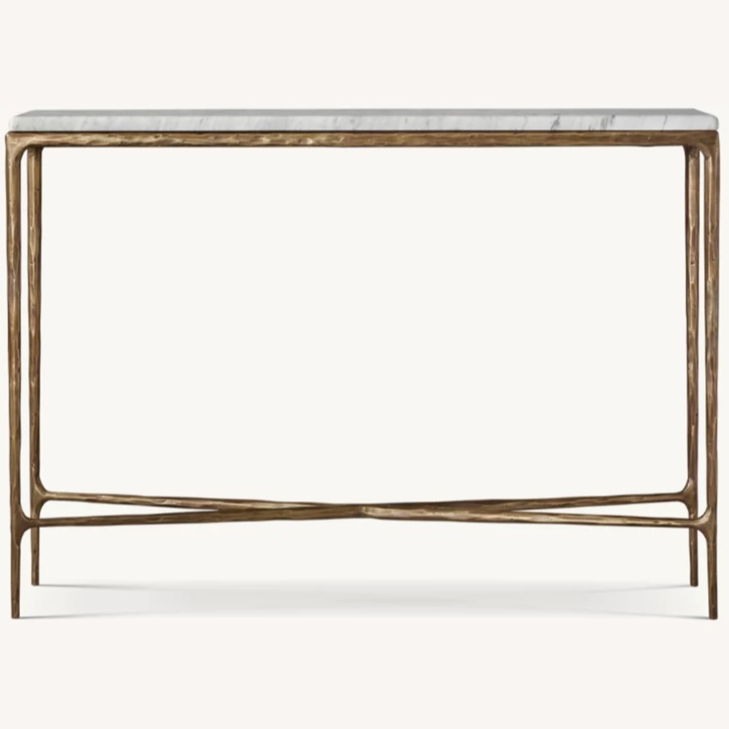Restoration HardwareThaddeus Marble Console Table - 72" - image-3