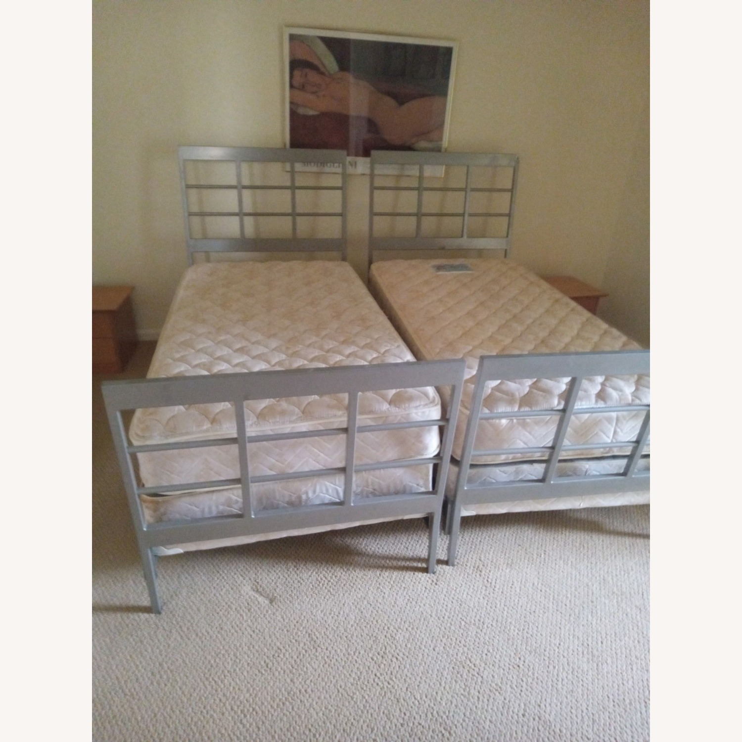 Crate & Barrel Twin Bed - image-1
