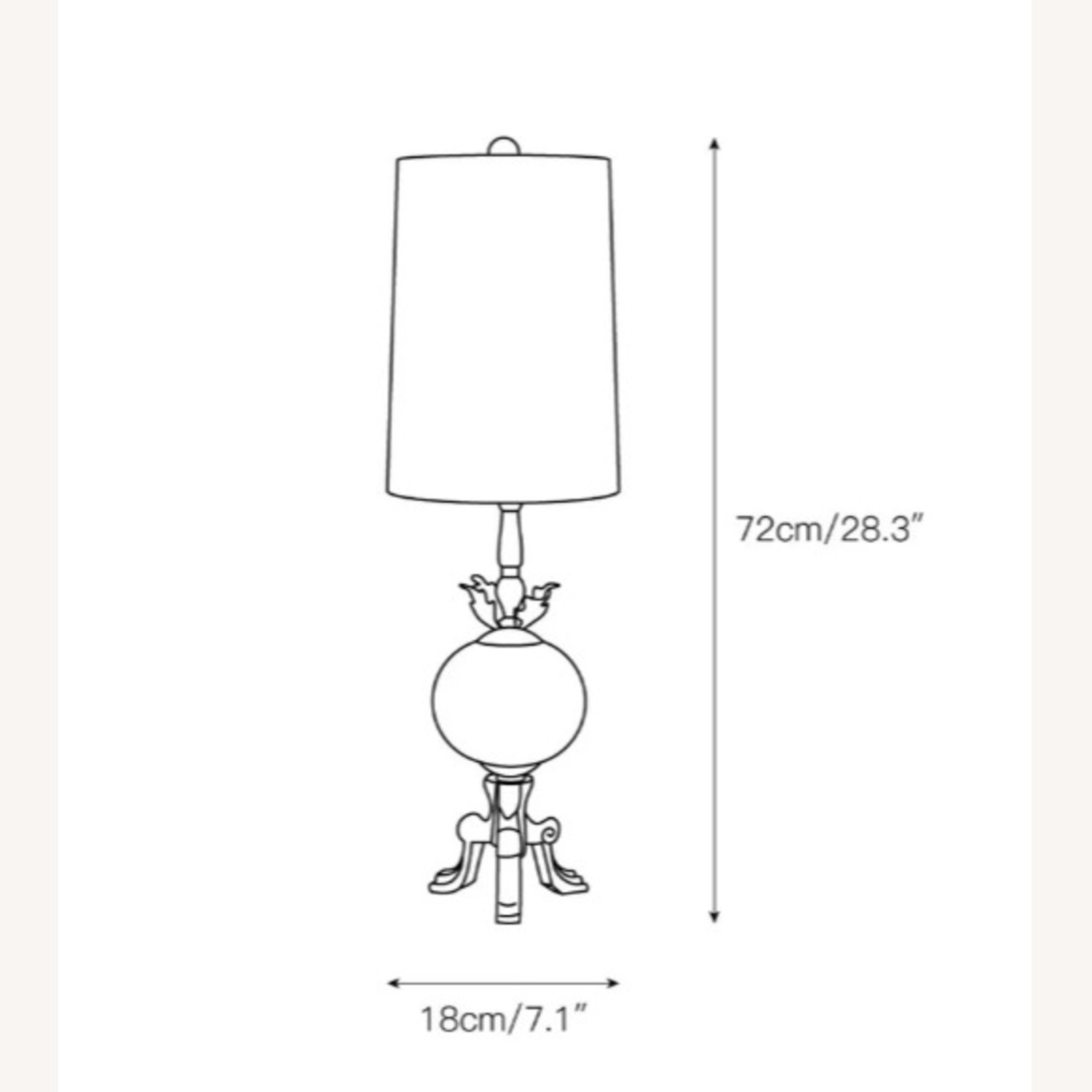 Arhaus Isabella Table Lamp -Set of 2, Gold - image-3