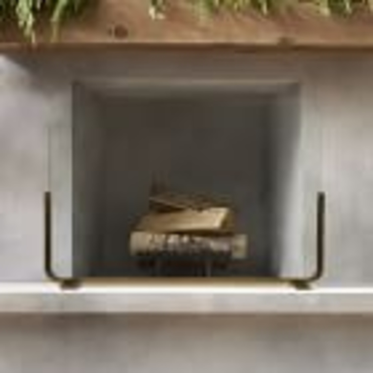 West Elm Willow Fireplace Screen - image-2