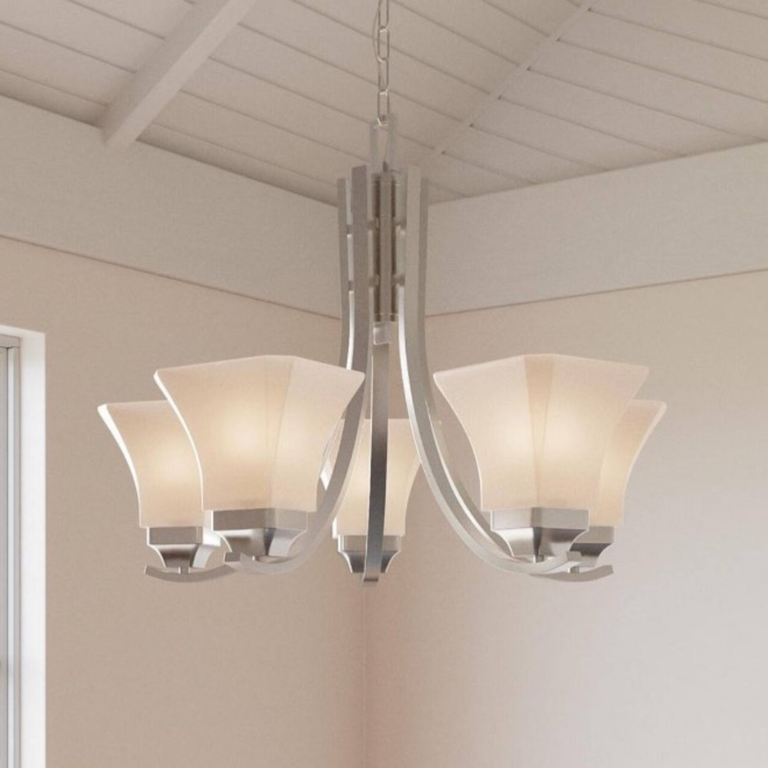 Art Deco Chandelier - image-1