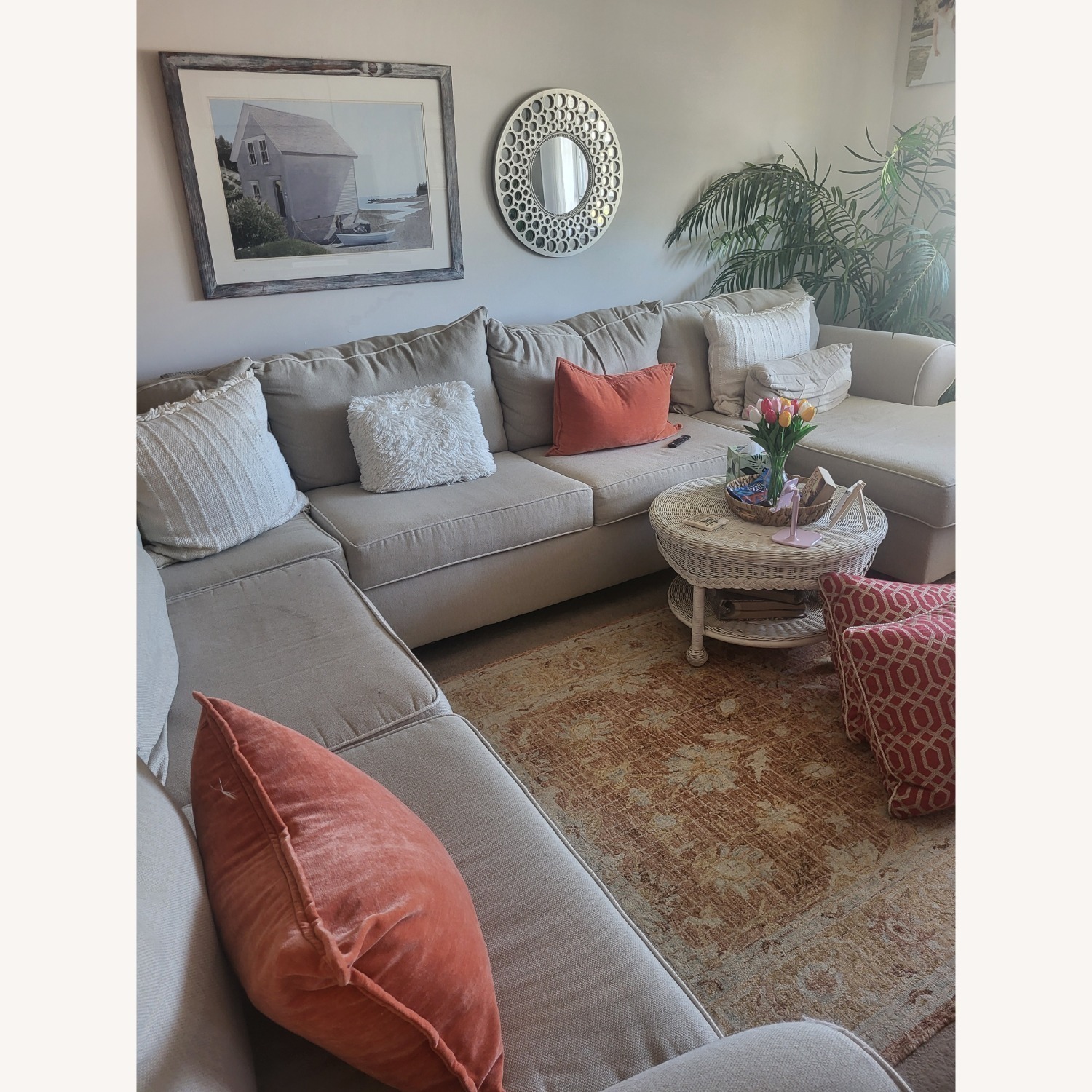 Bob's Discount Furniture L Sectional Couch  - image-5