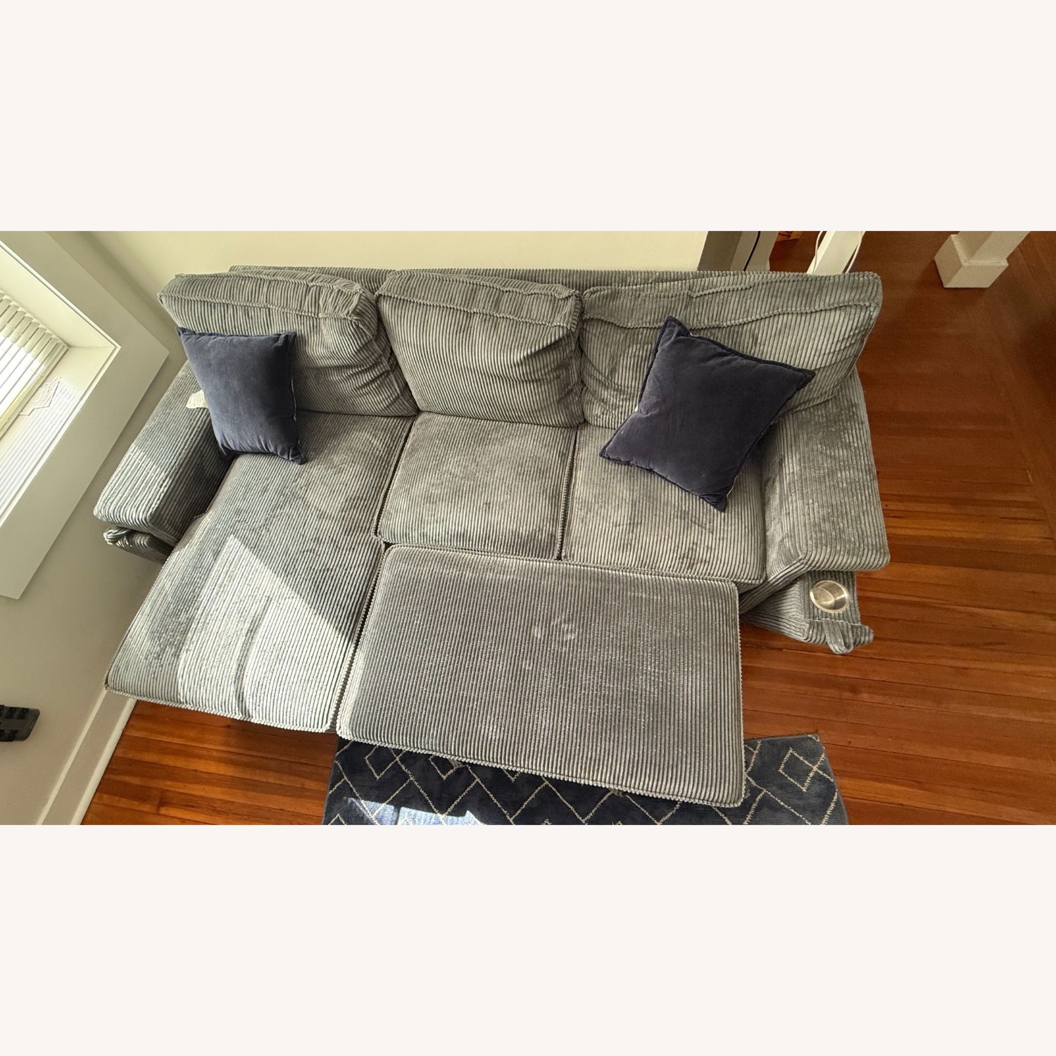 Light Gray Pullout Couch - image-3