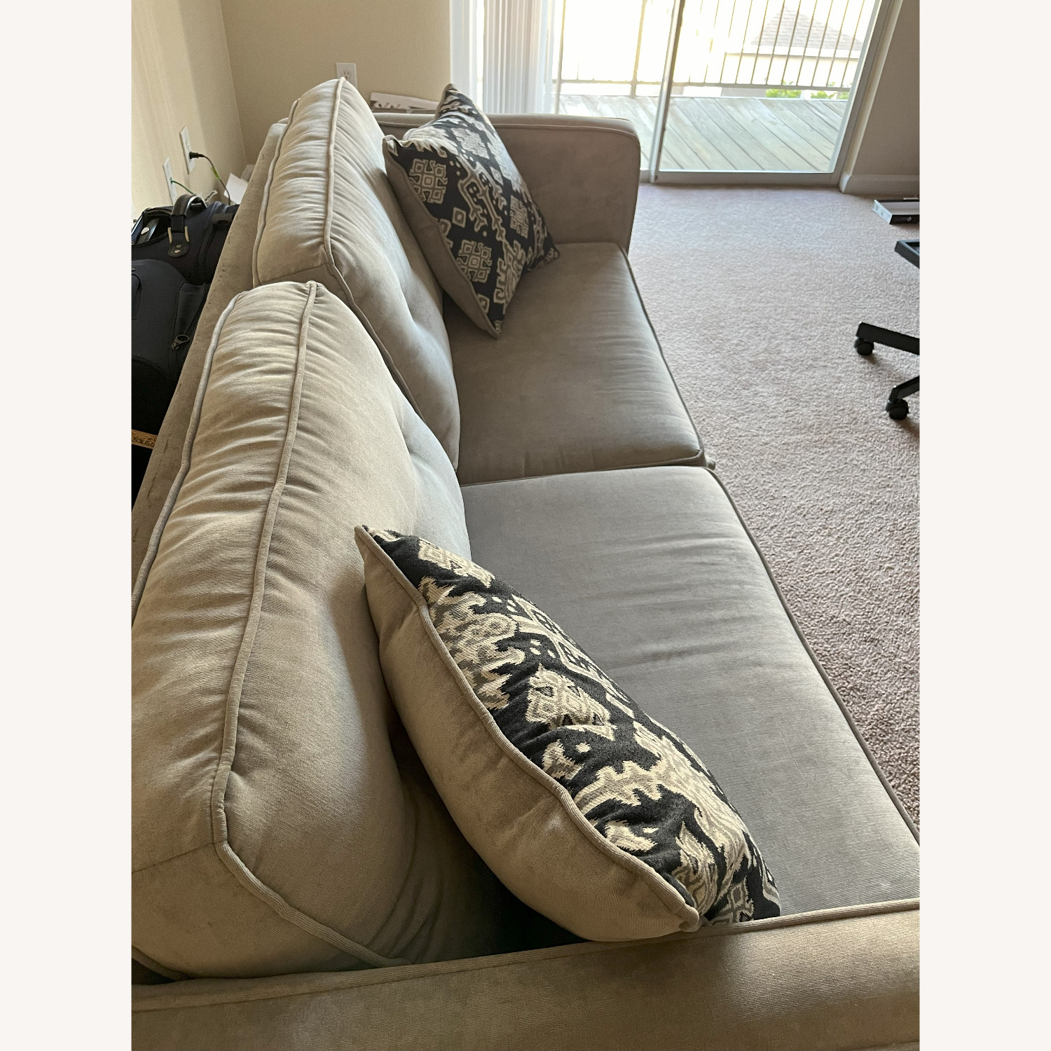 Wayfair Gray Couch Convertible to Queen Bed - image-2